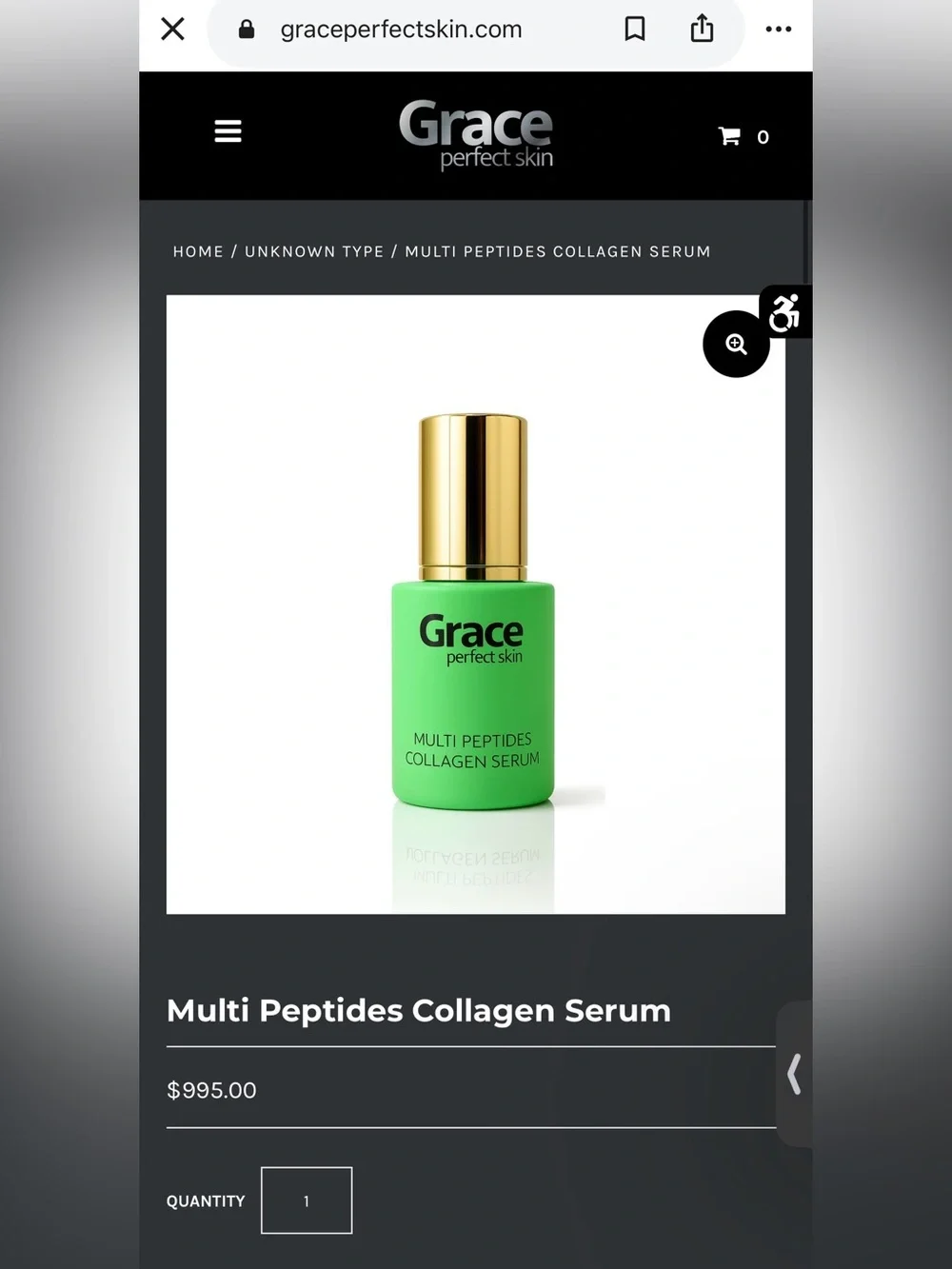 NIB✨Grace Perfect Skin Multi Peptides Collagen Serum - Picture 3 of 4